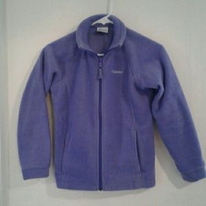 Columbia fleece jacket zip up
